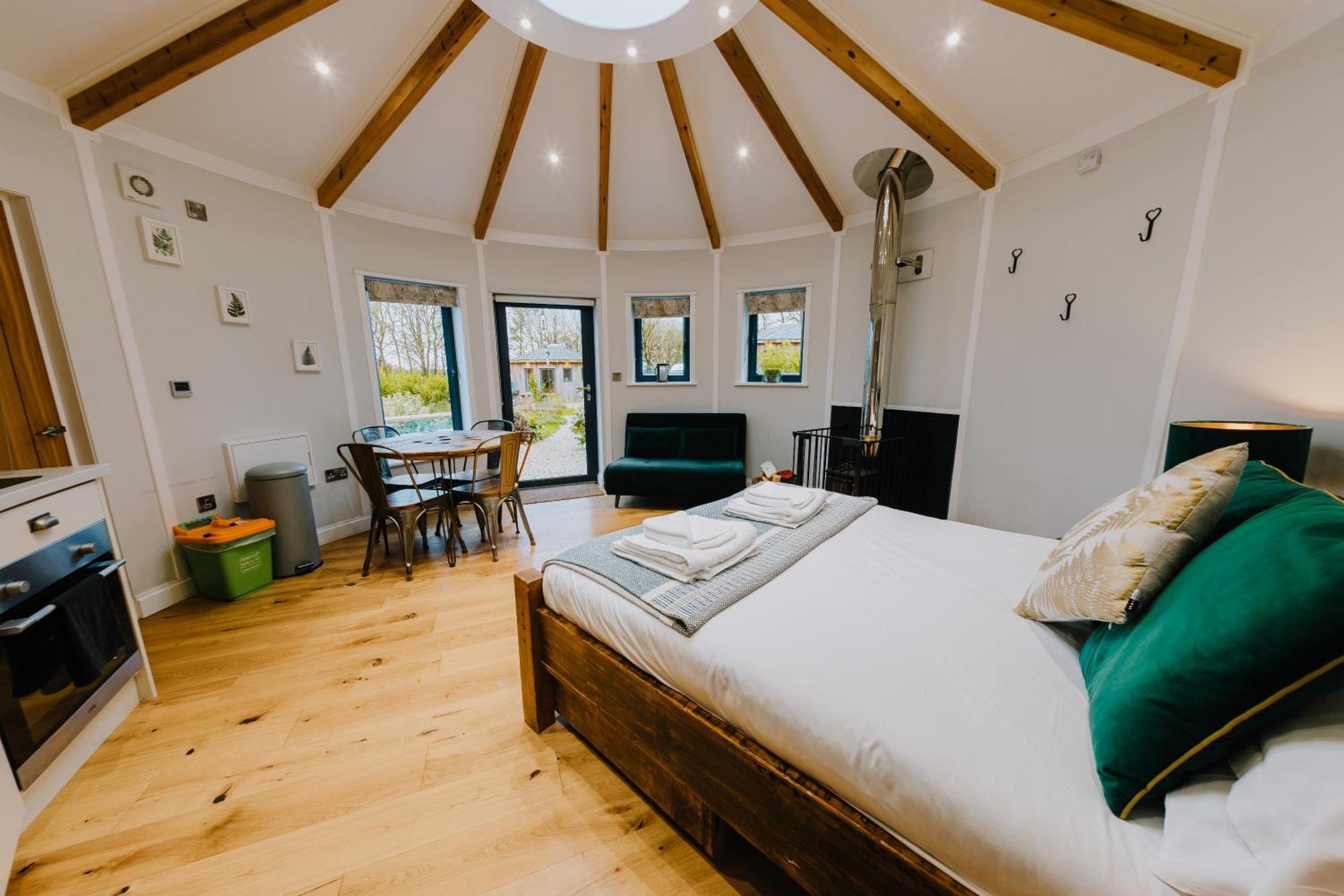 East Thorne Glamping Villa Bude Oda fotoğraf